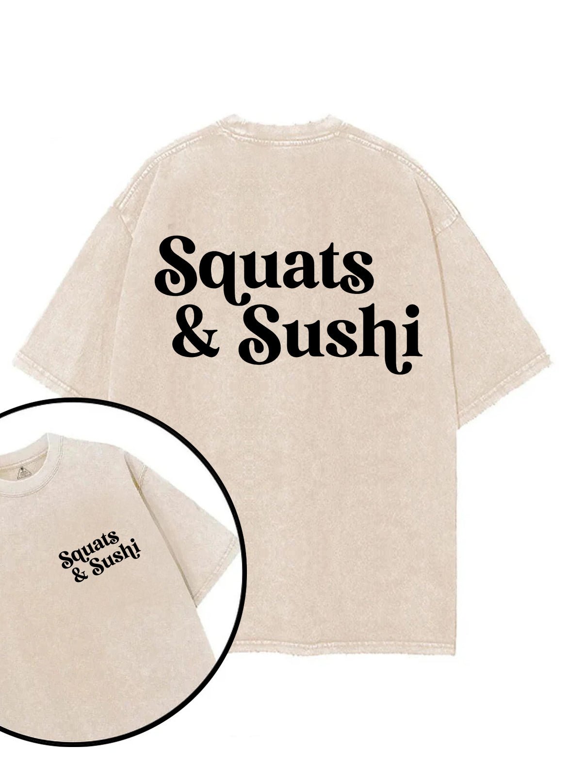KOSZULKA SQUATS & SUSHI - Ironfit PL