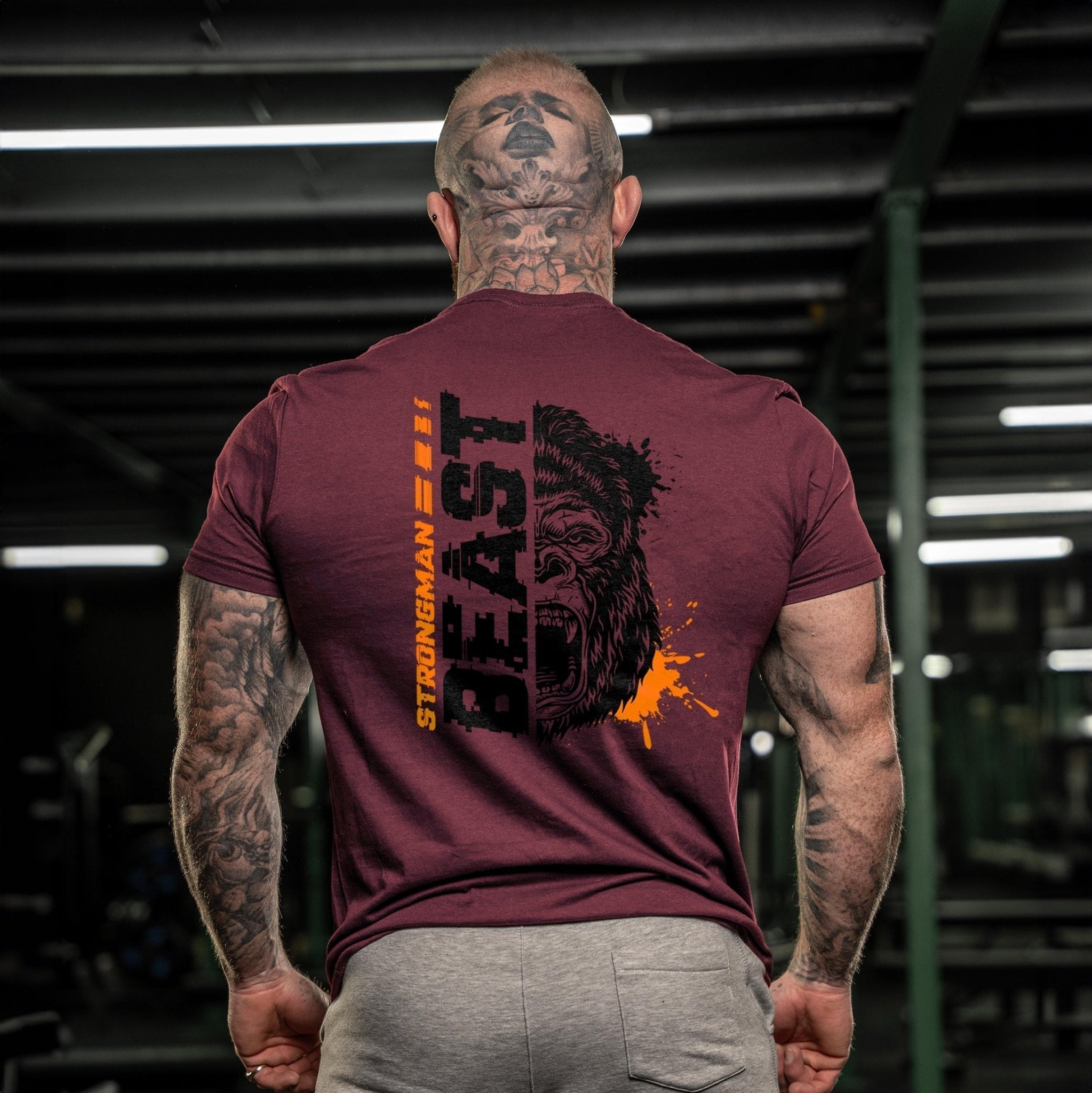 Koszulka Strongman Beast Orange - Ironfit PL