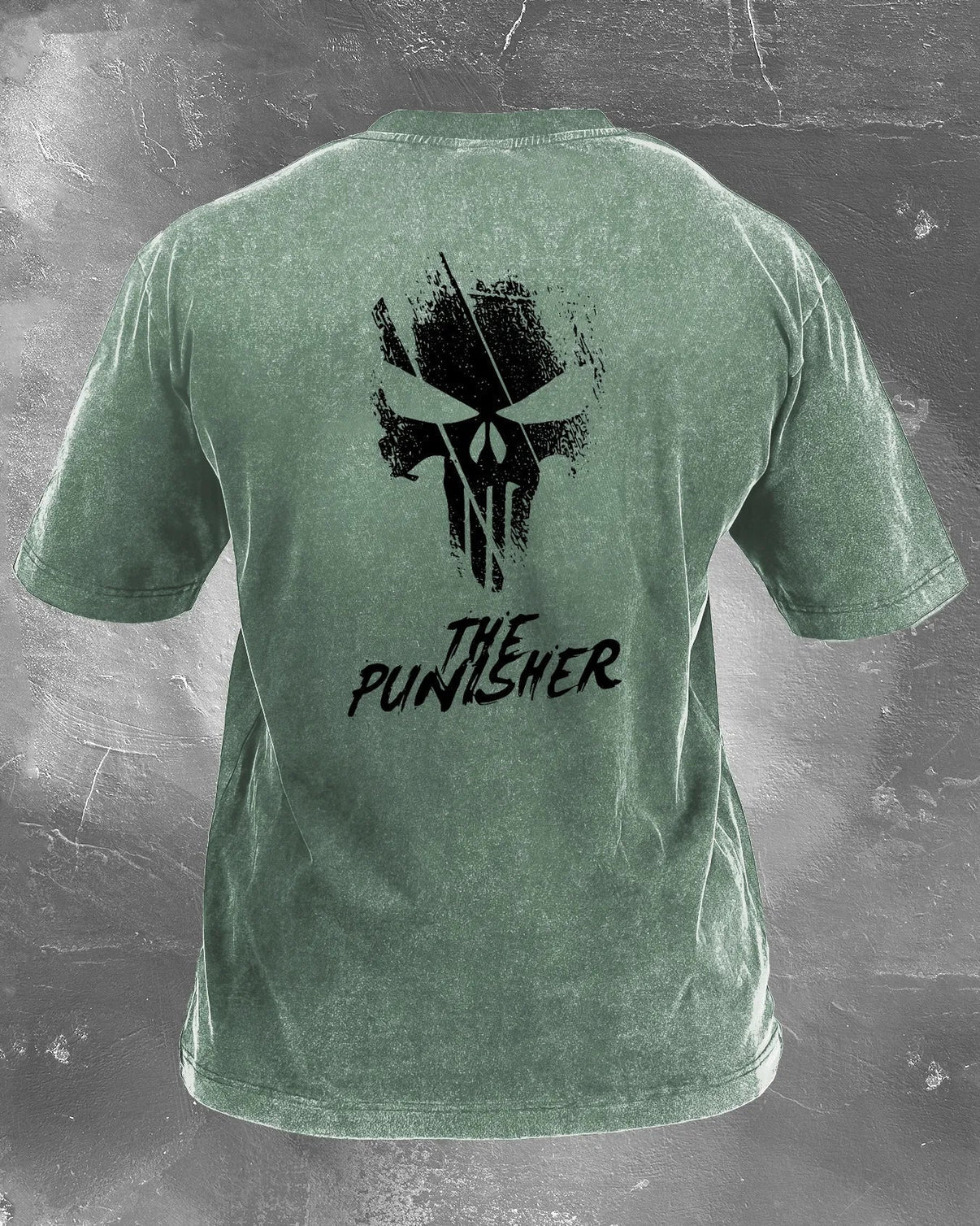 KOSZULKA THE PUNISHER WASHED - Ironfit PL