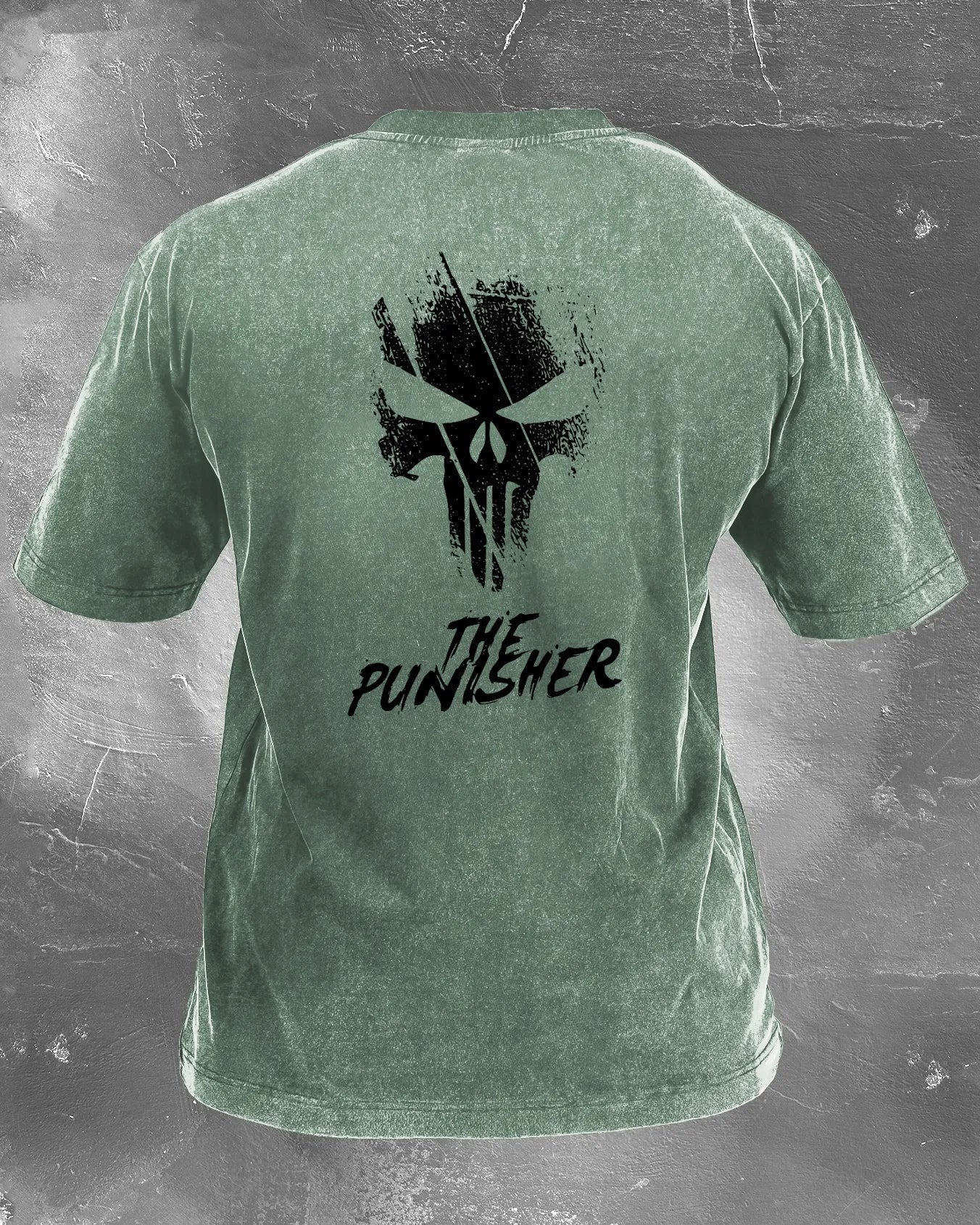 KOSZULKA THE PUNISHER WASHED - Ironfit PL