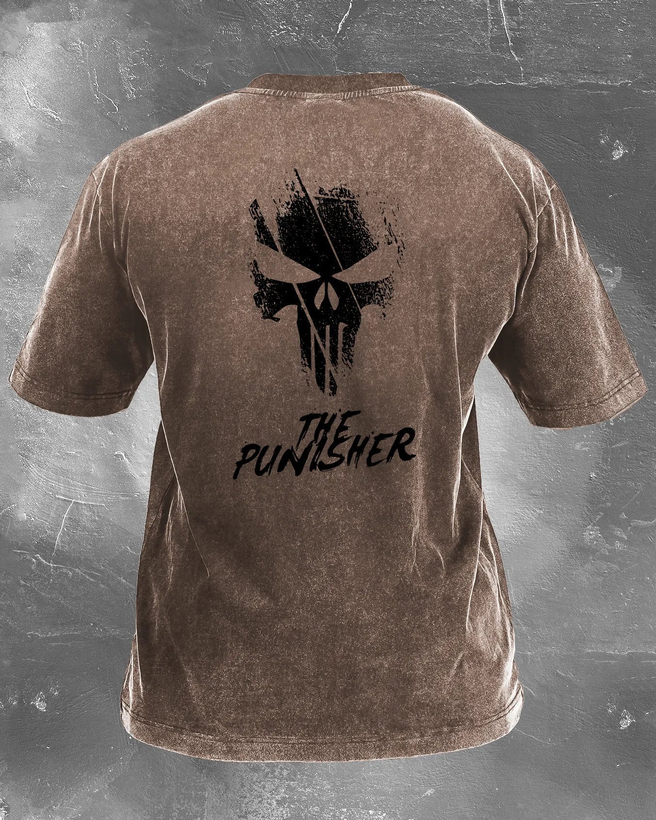 KOSZULKA THE PUNISHER WASHED - Ironfit PL