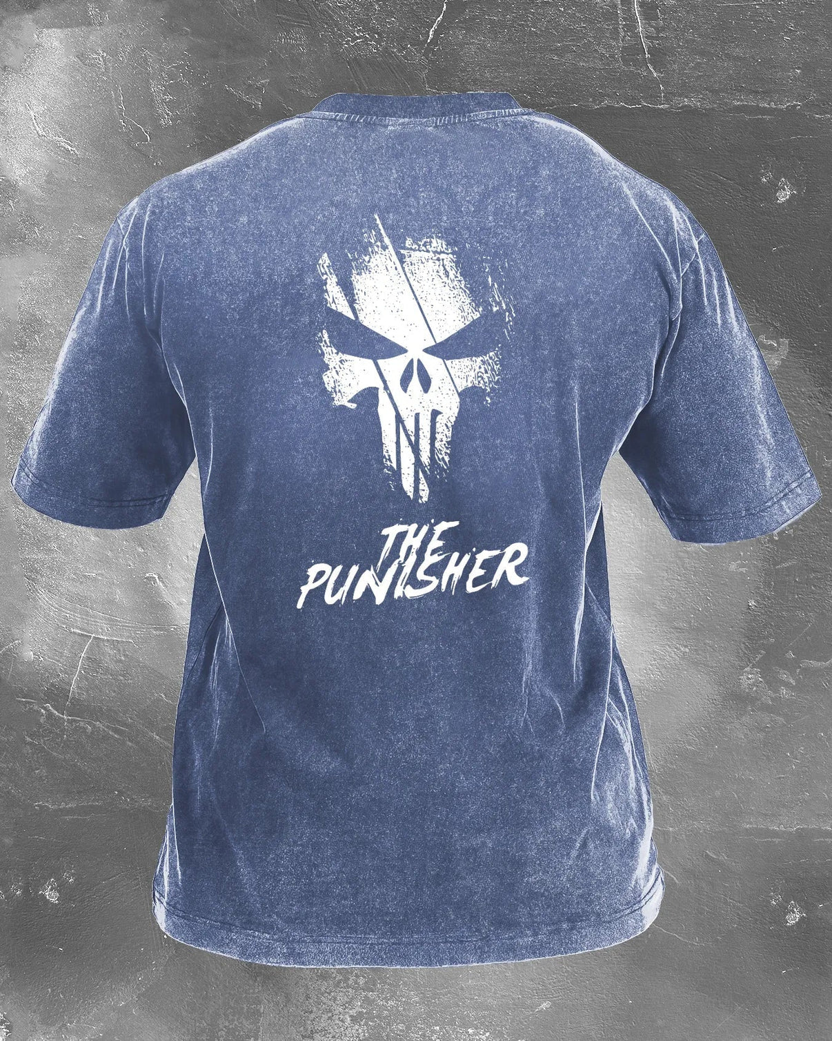 KOSZULKA THE PUNISHER WASHED - Ironfit PL