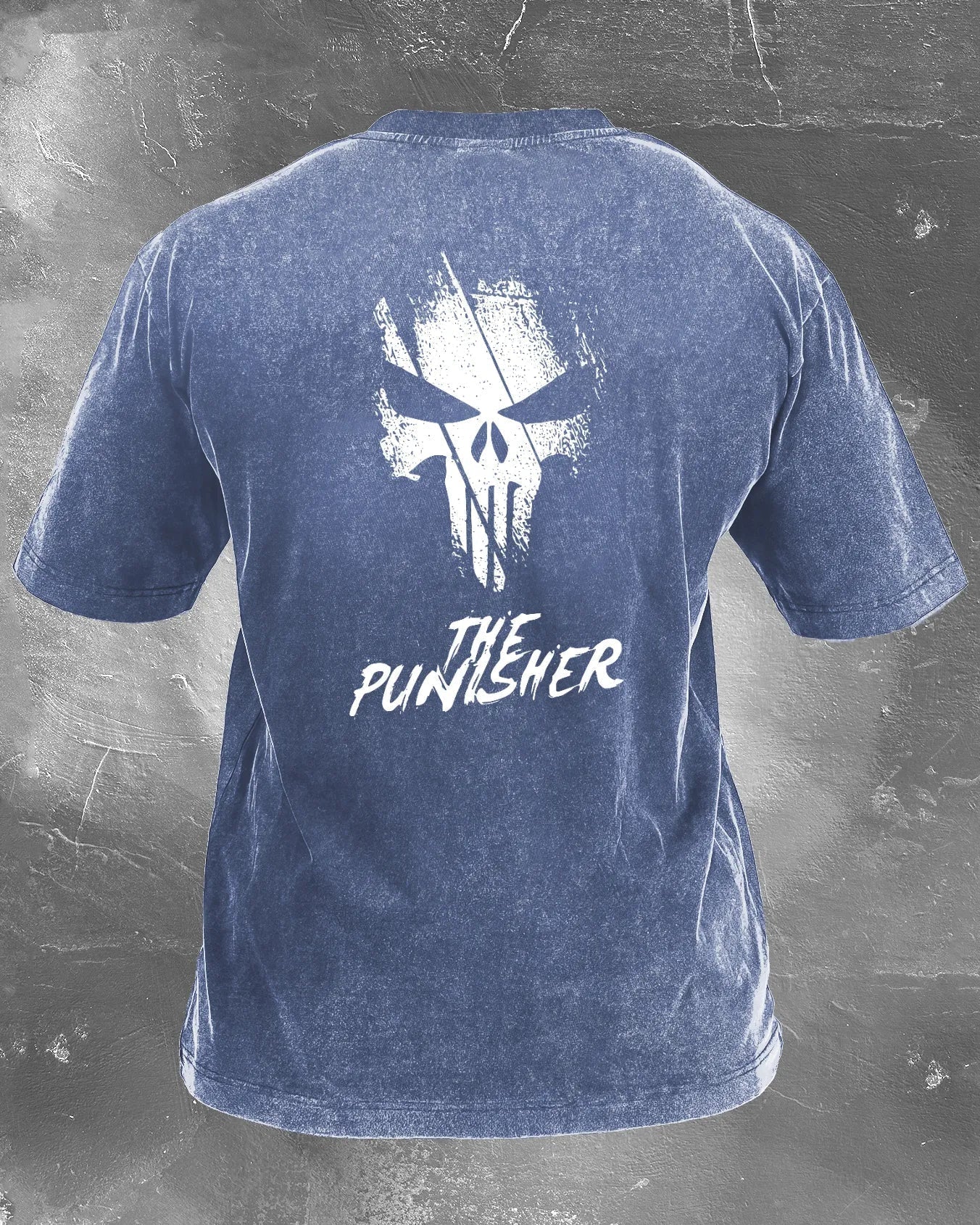 KOSZULKA THE PUNISHER WASHED - Ironfit PL