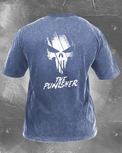 KOSZULKA THE PUNISHER WASHED - Ironfit PL