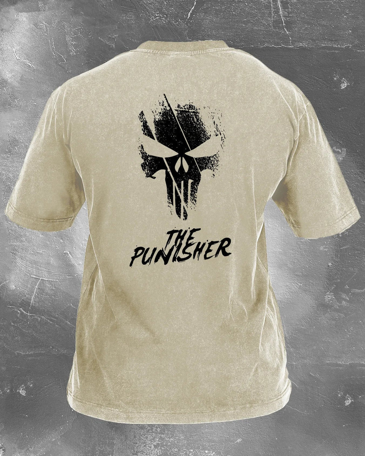 KOSZULKA THE PUNISHER WASHED - Ironfit PL
