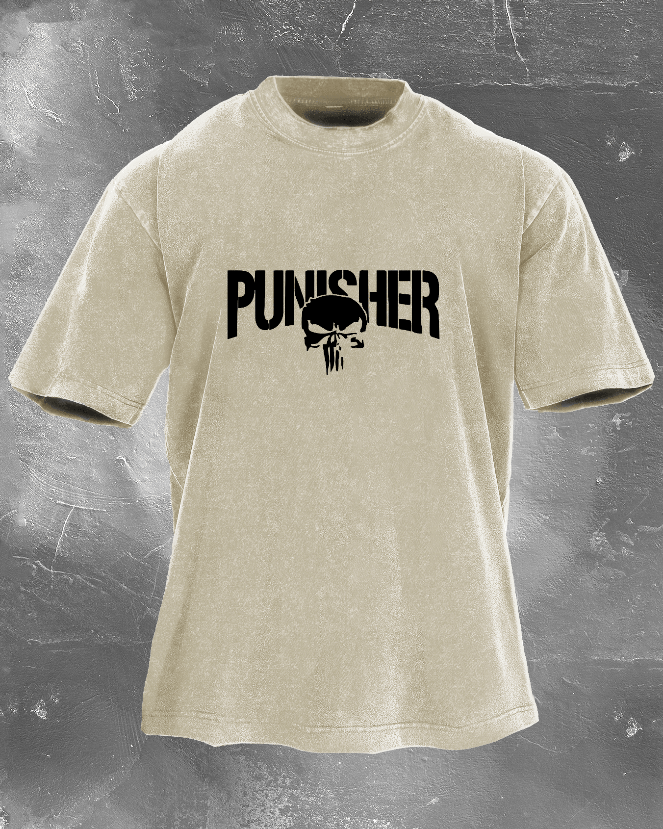 KOSZULKA THE PUNISHER WASHED - Ironfit PL