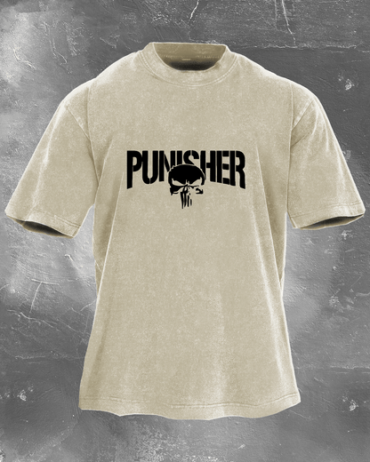 KOSZULKA THE PUNISHER WASHED - Ironfit PL