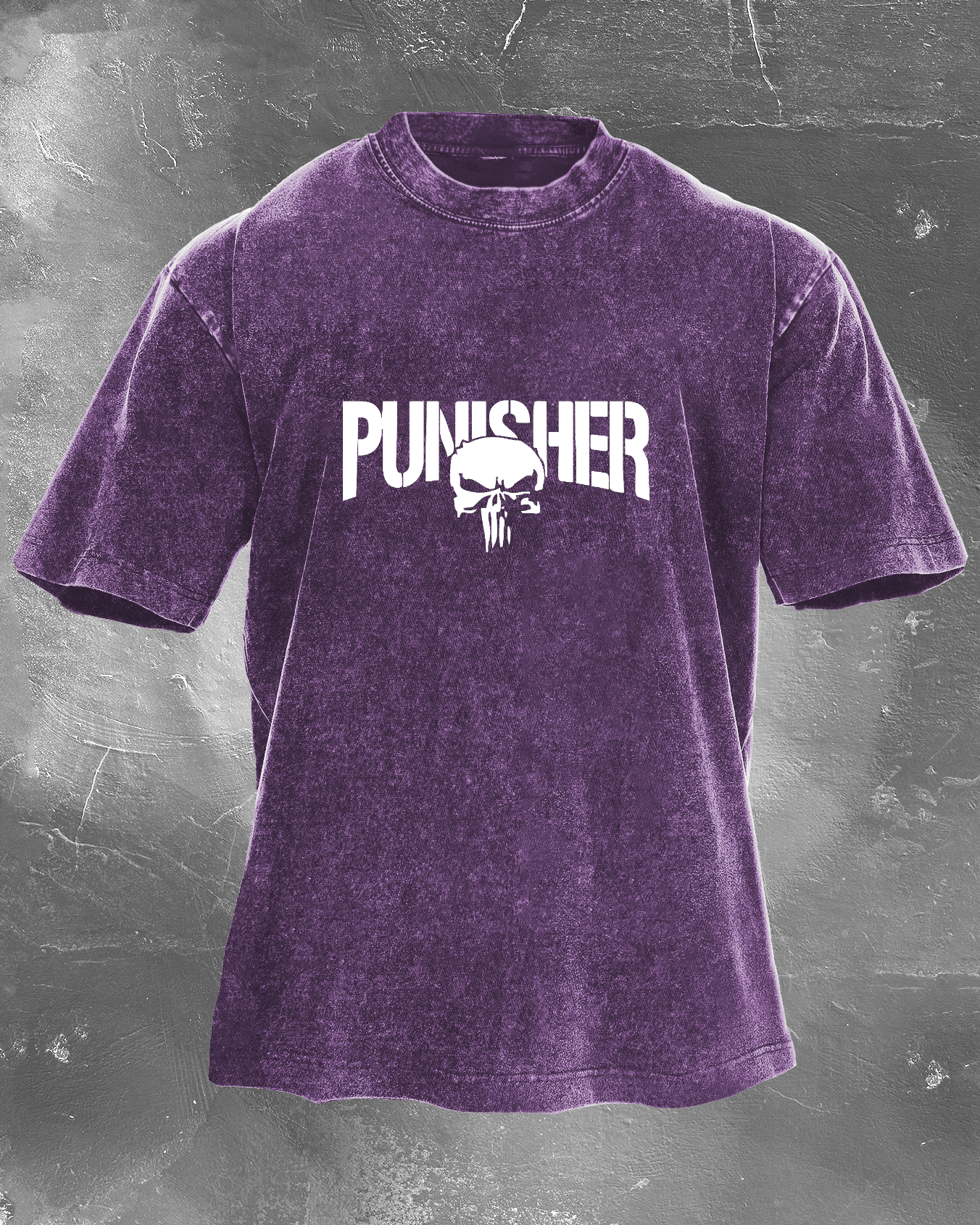 KOSZULKA THE PUNISHER WASHED - Ironfit PL
