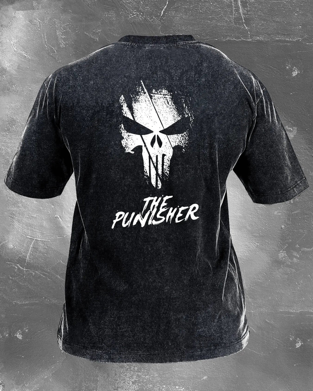 KOSZULKA THE PUNISHER WASHED - Ironfit PL