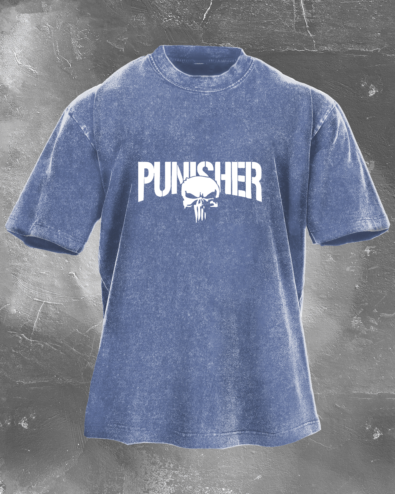 KOSZULKA THE PUNISHER WASHED - Ironfit PL