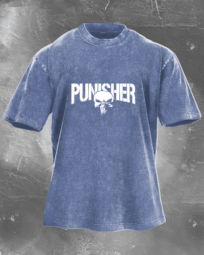 KOSZULKA THE PUNISHER WASHED - Ironfit PL