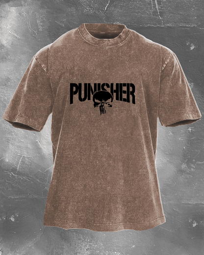 KOSZULKA THE PUNISHER WASHED - Ironfit PL