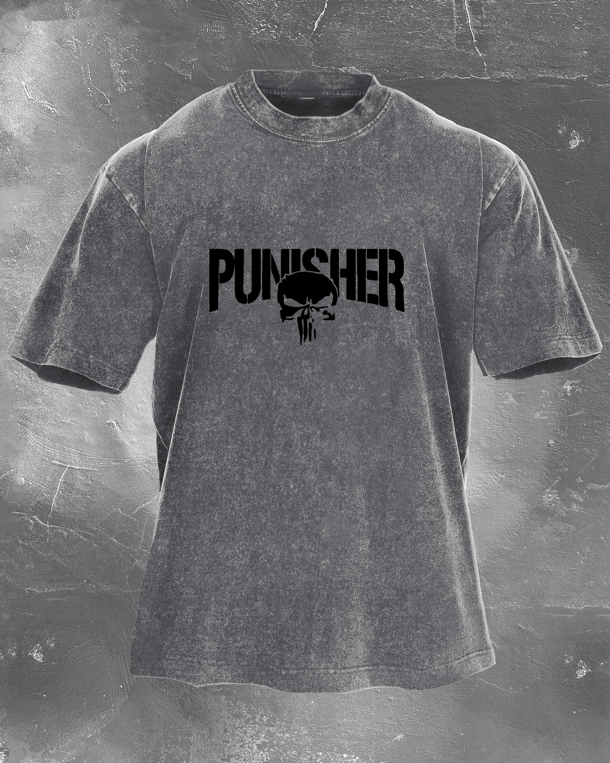 KOSZULKA THE PUNISHER WASHED - Ironfit PL