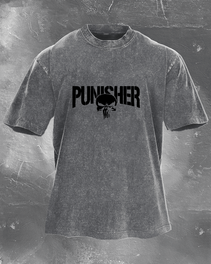KOSZULKA THE PUNISHER WASHED - Ironfit PL