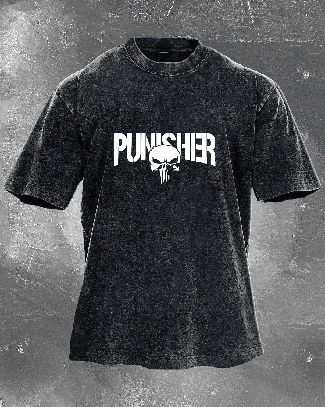 KOSZULKA THE PUNISHER WASHED - Ironfit PL