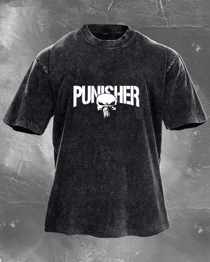 KOSZULKA THE PUNISHER WASHED - Ironfit PL