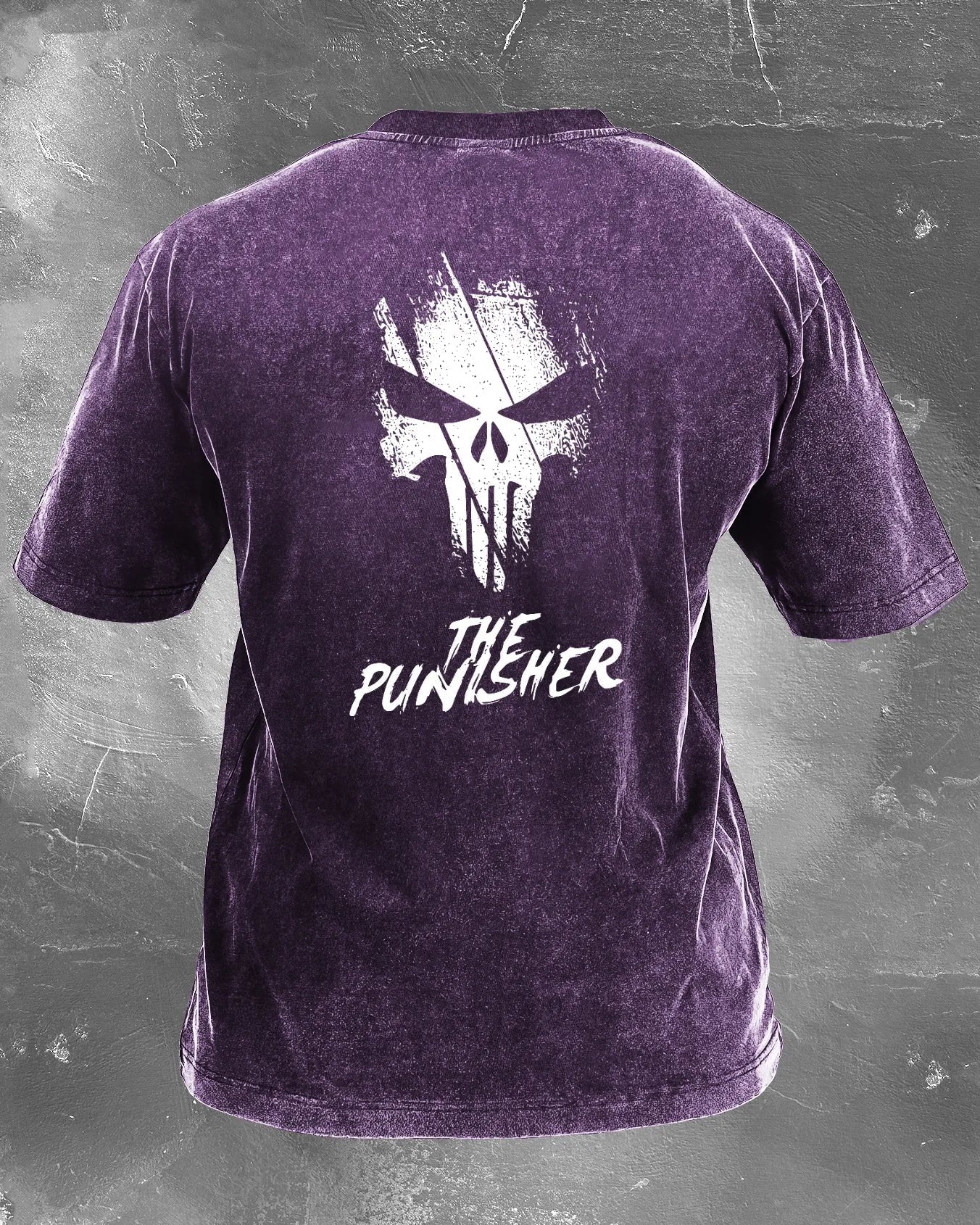 KOSZULKA THE PUNISHER WASHED - Ironfit PL