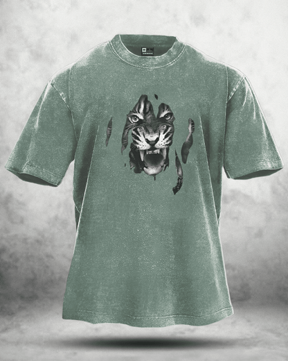 KOSZULKA TIGER WASHED - Ironfit PL