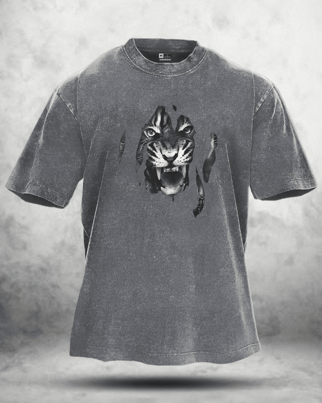 KOSZULKA TIGER WASHED - Ironfit PL