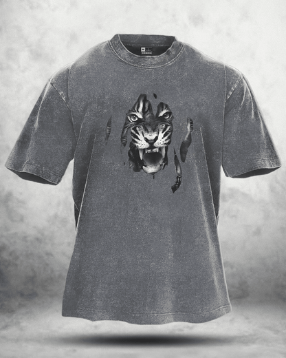 KOSZULKA TIGER WASHED - Ironfit PL