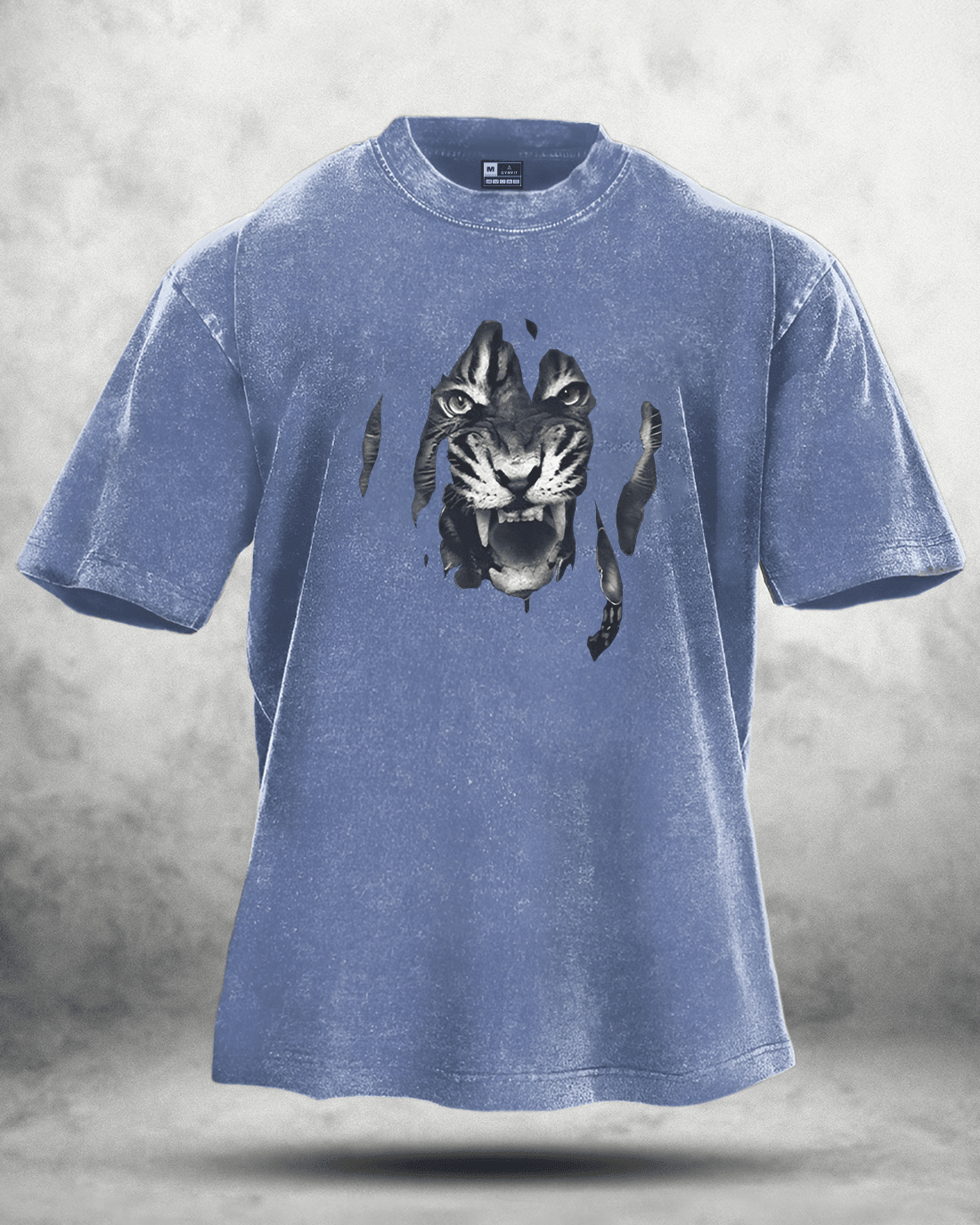 KOSZULKA TIGER WASHED - Ironfit PL