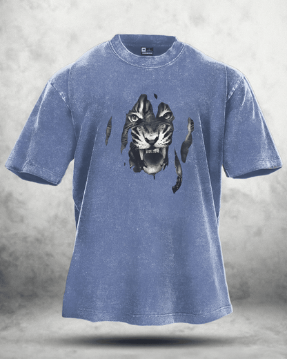 KOSZULKA TIGER WASHED - Ironfit PL