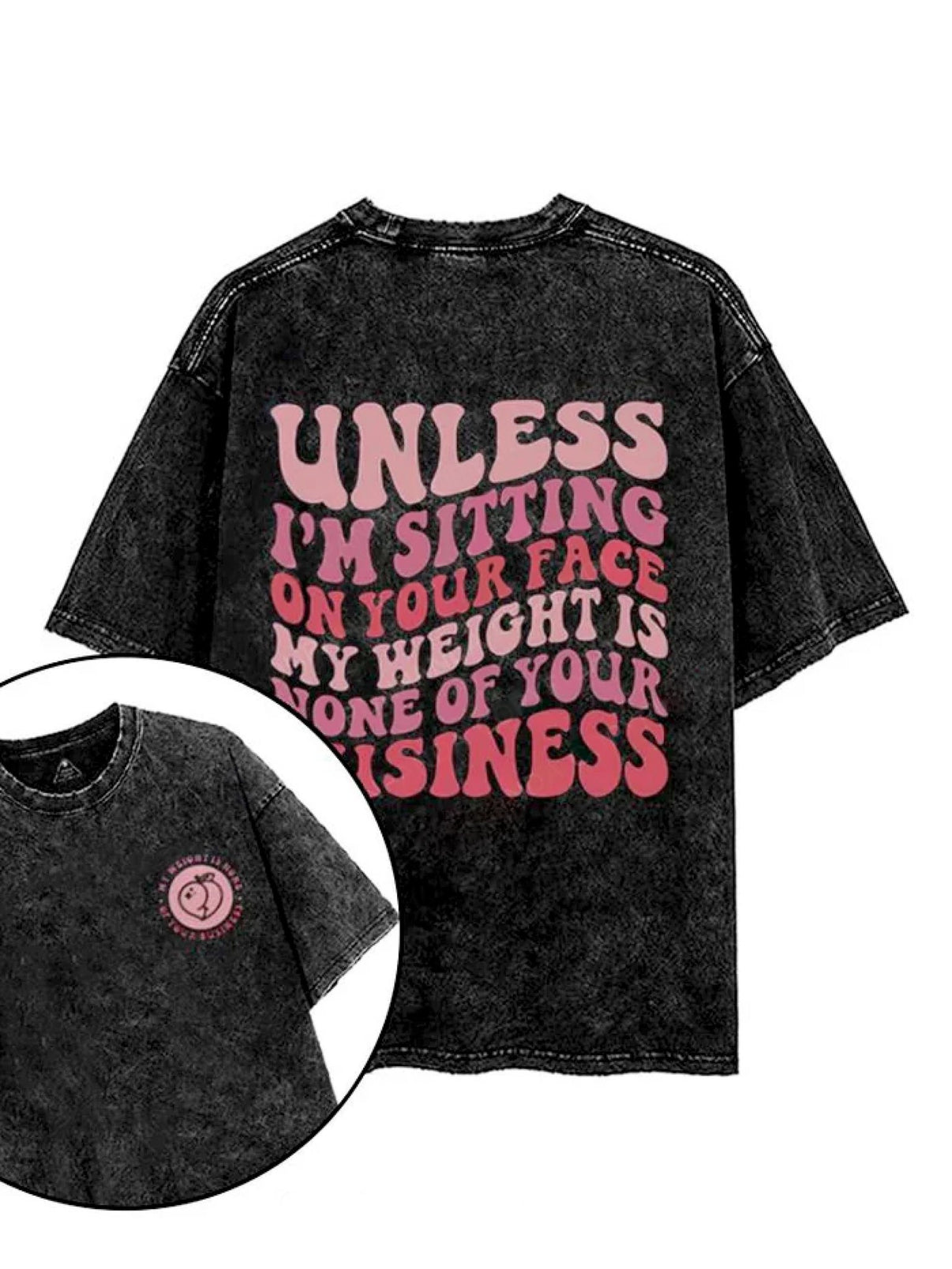 KOSZULKA UNLESS I'M SITTING ON YOUR FACE - Ironfit PL
