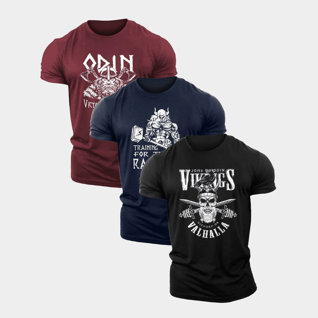 Koszulka Valhalla Sons Of Odin Gym 3 Pack - Ironfit PL