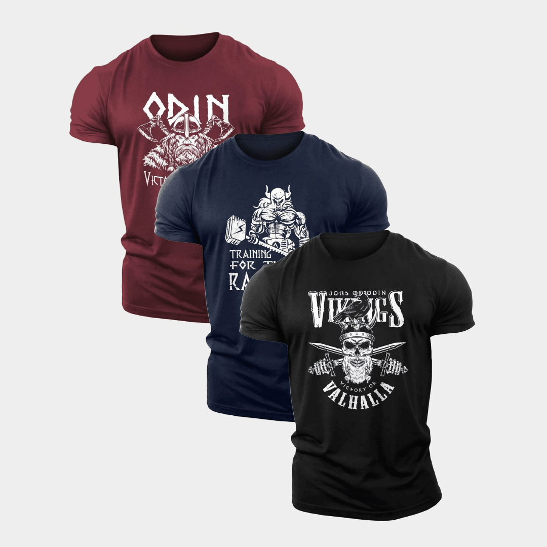 Koszulka Valhalla Sons Of Odin Gym 3 Pack - Ironfit PL