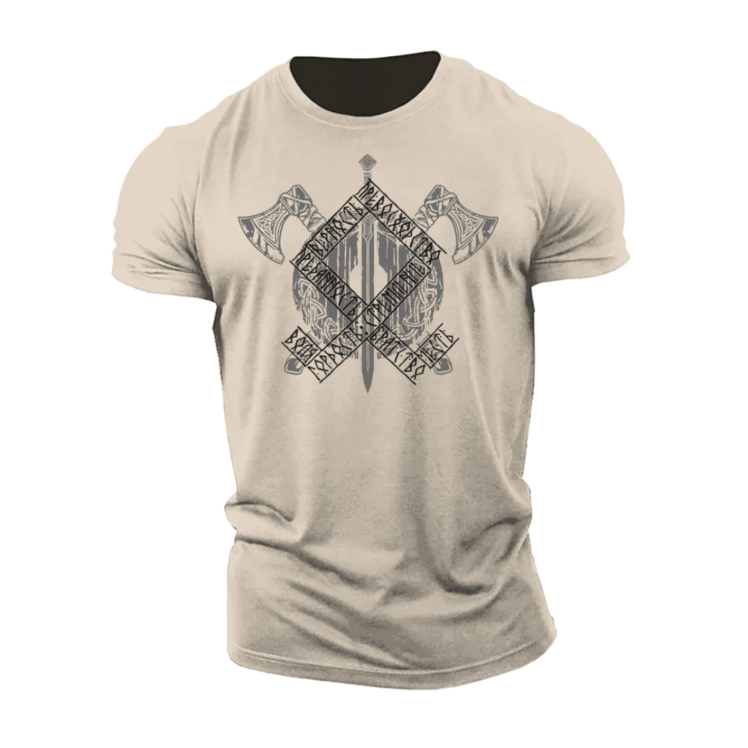 Koszulka Viking Axes Runes - Ironfit PL
