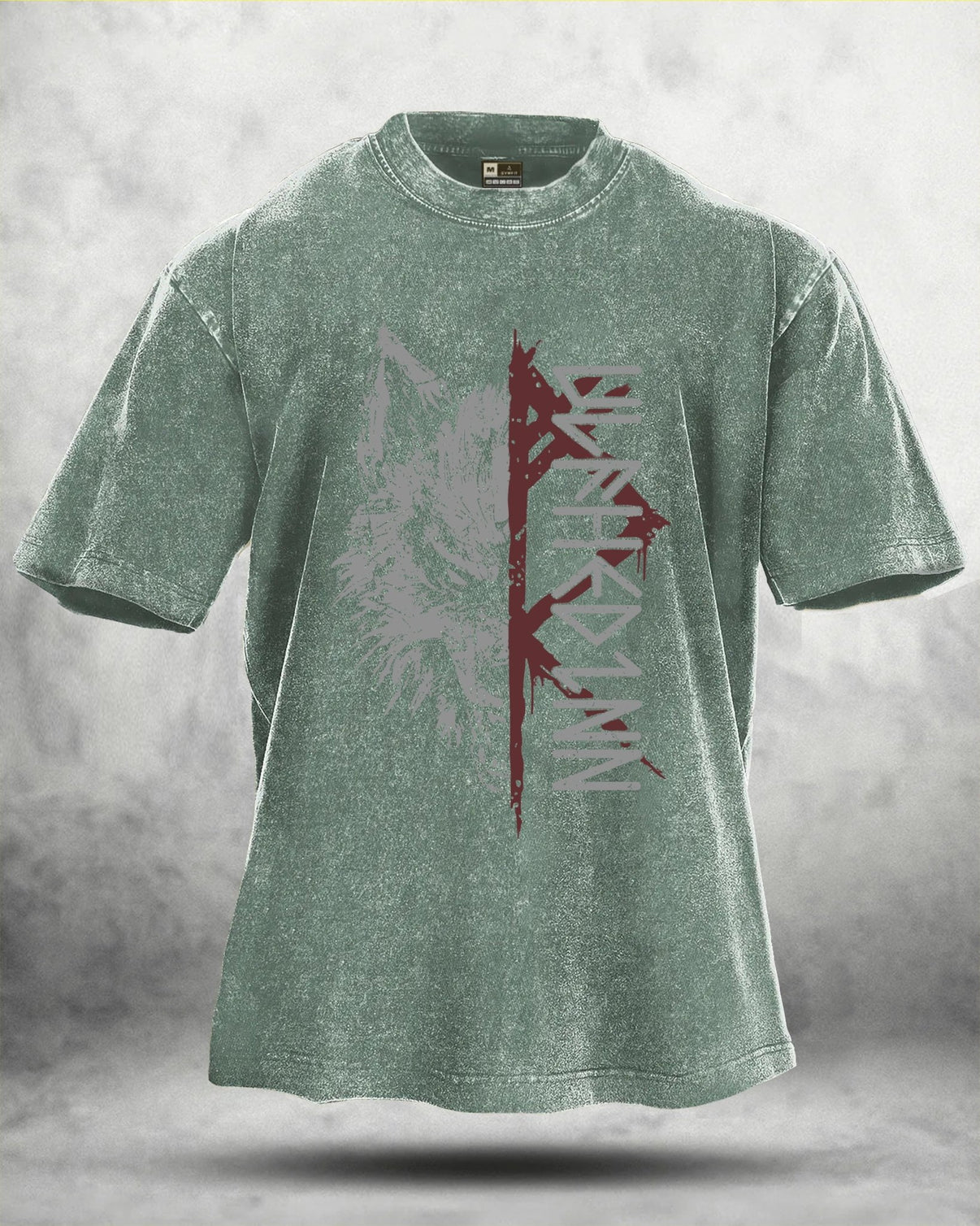 KOSZULKA WOLF RITUAL WASHED - Ironfit PL