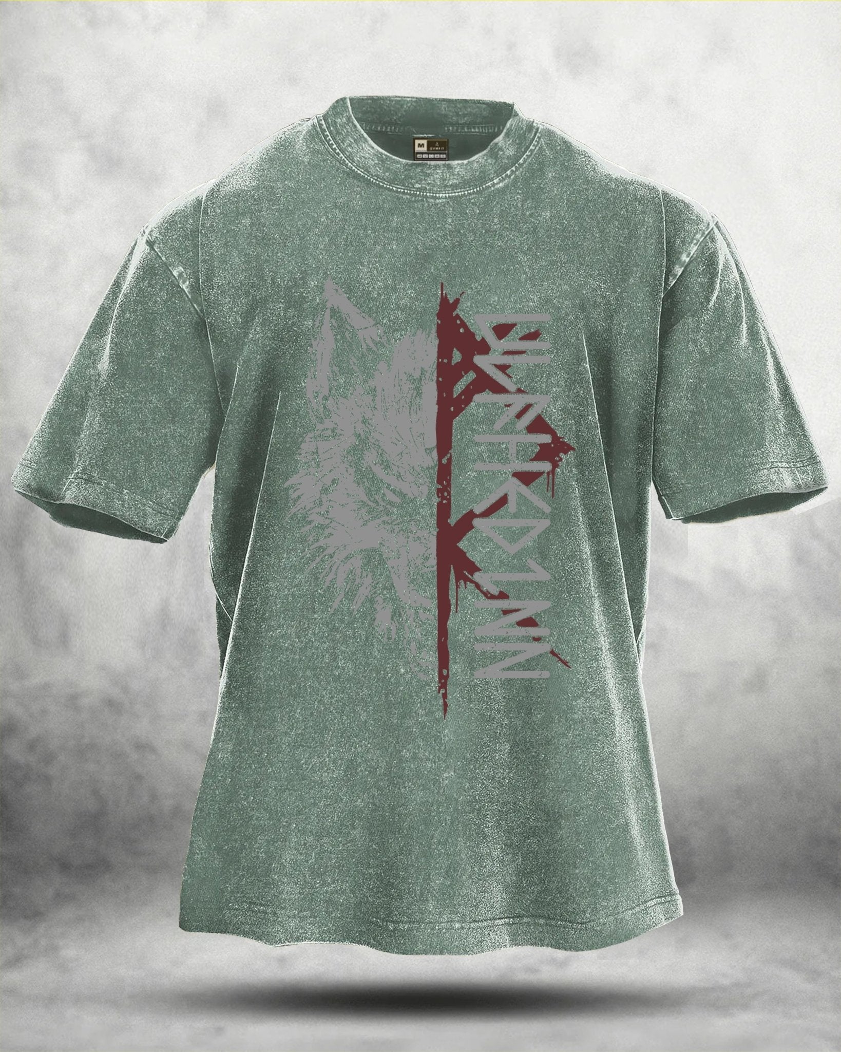 KOSZULKA WOLF RITUAL WASHED - Ironfit PL