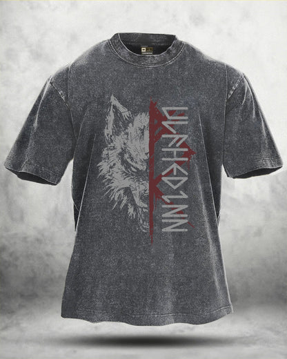 KOSZULKA WOLF RITUAL WASHED - Ironfit PL