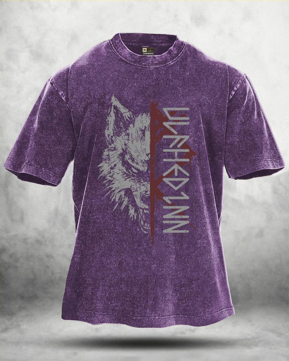 KOSZULKA WOLF RITUAL WASHED - Ironfit PL