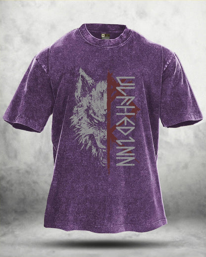 KOSZULKA WOLF RITUAL WASHED - Ironfit PL