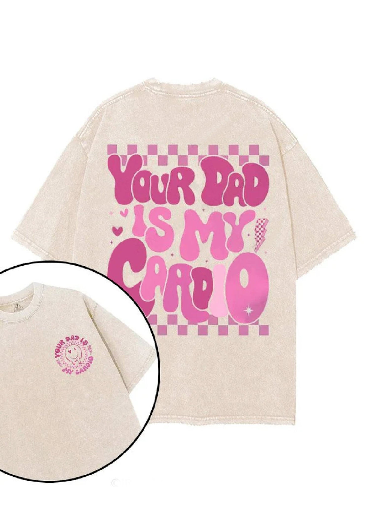 KOSZULKA YOUR DAD IS MY CARDIO - Ironfit PL