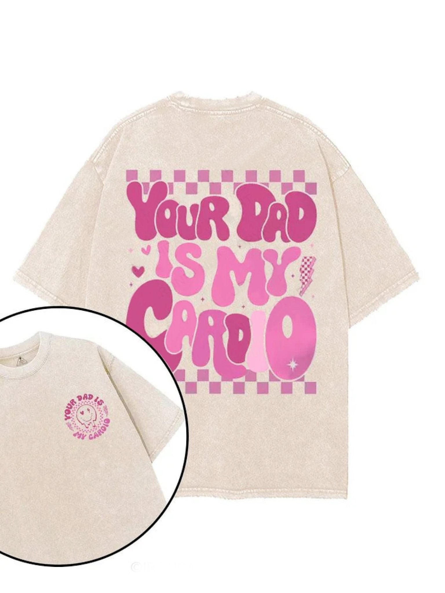KOSZULKA YOUR DAD IS MY CARDIO - Ironfit PL