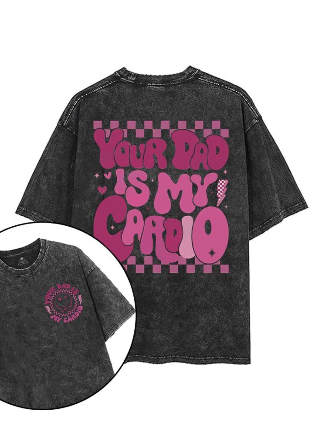 KOSZULKA YOUR DAD IS MY CARDIO - Ironfit PL