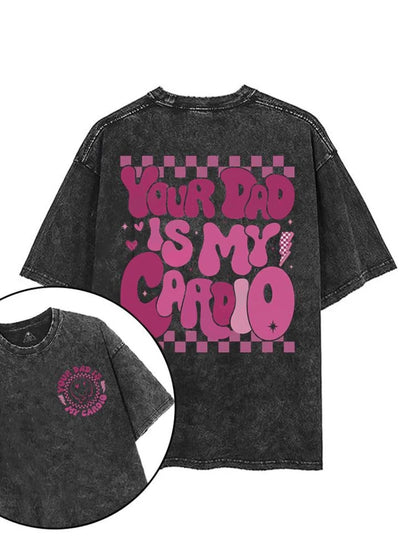 KOSZULKA YOUR DAD IS MY CARDIO - Ironfit PL