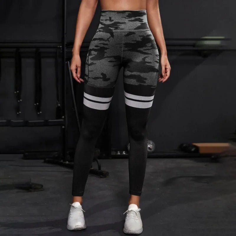 Legginsy Camo stripe - Ironfit PL