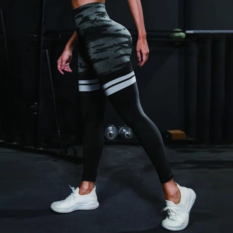 Legginsy Camo stripe - Ironfit PL