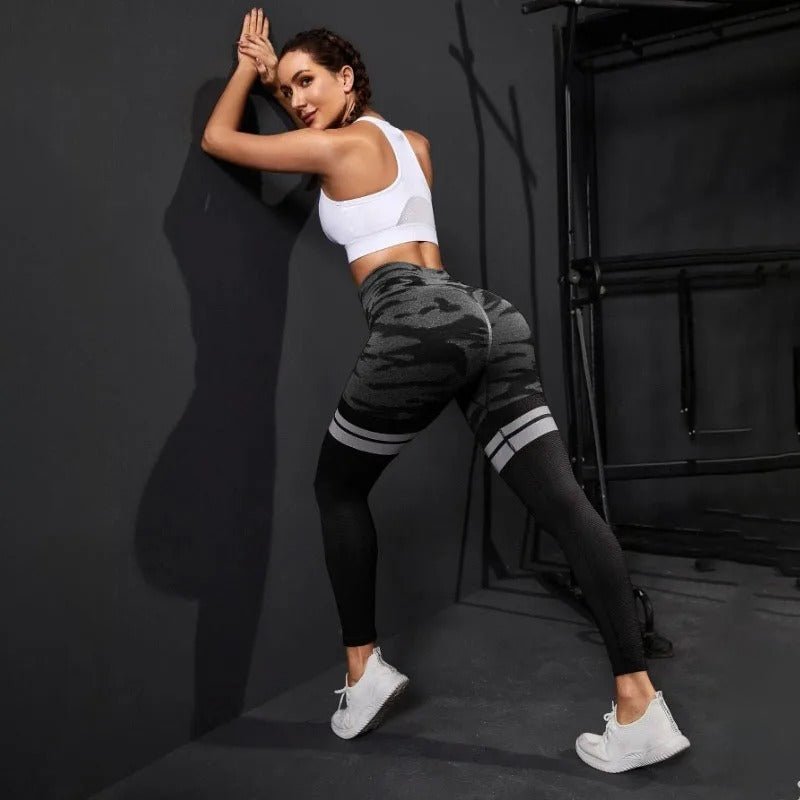 Legginsy Camo stripe - Ironfit PL