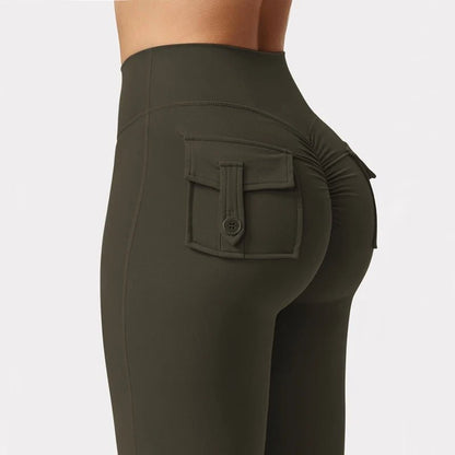 Legginsy Cargo Flare Fitness - Ironfit PL