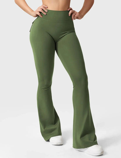 Legginsy Cargo Flare Fitness - Ironfit PL