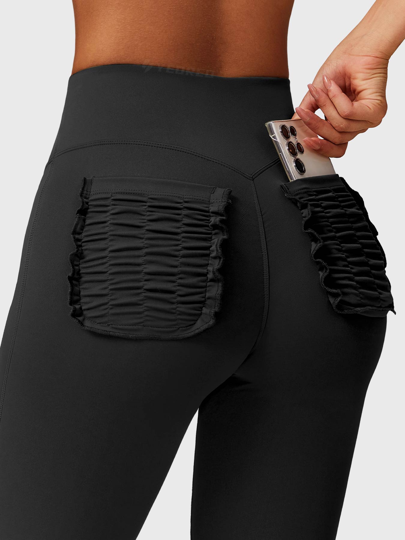 Legginsy Elise Ruffle Pocket Flare - Ironfit PL