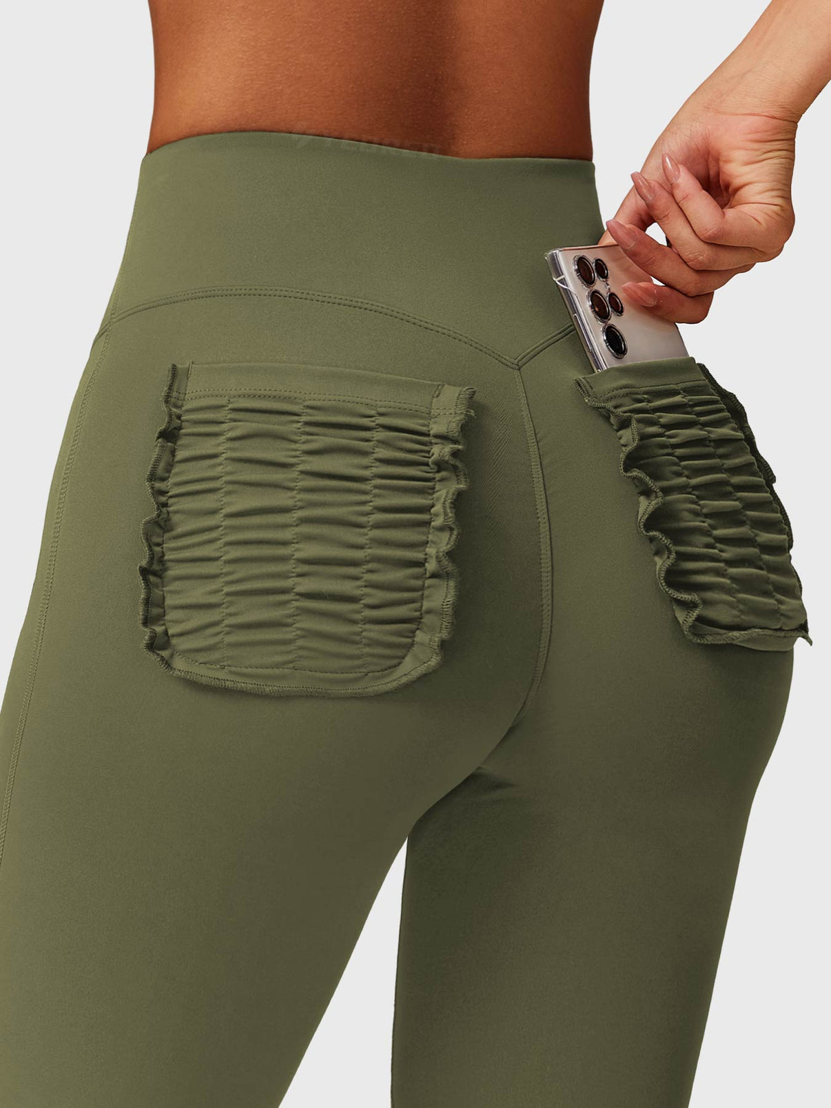 Legginsy Elise Ruffle Pocket Flare - Ironfit PL