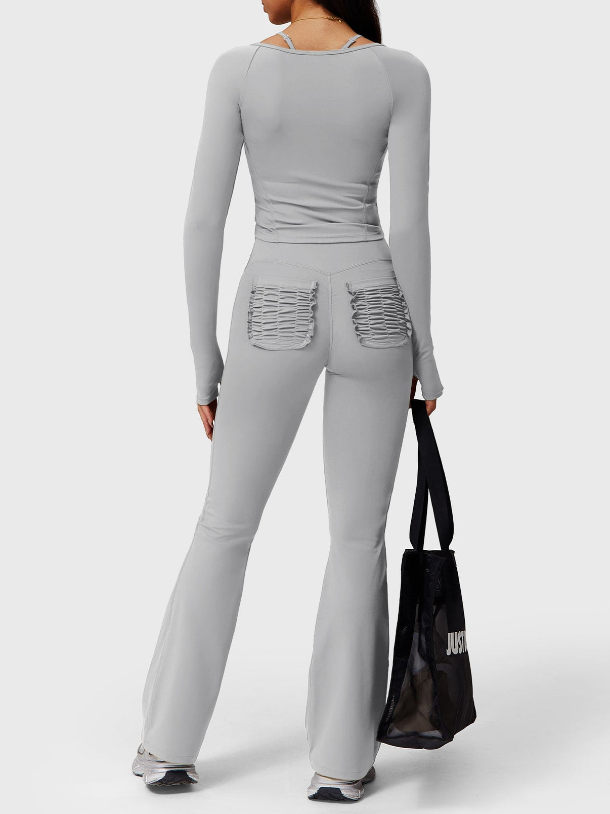 Legginsy Elise Ruffle Pocket Flare - Ironfit PL