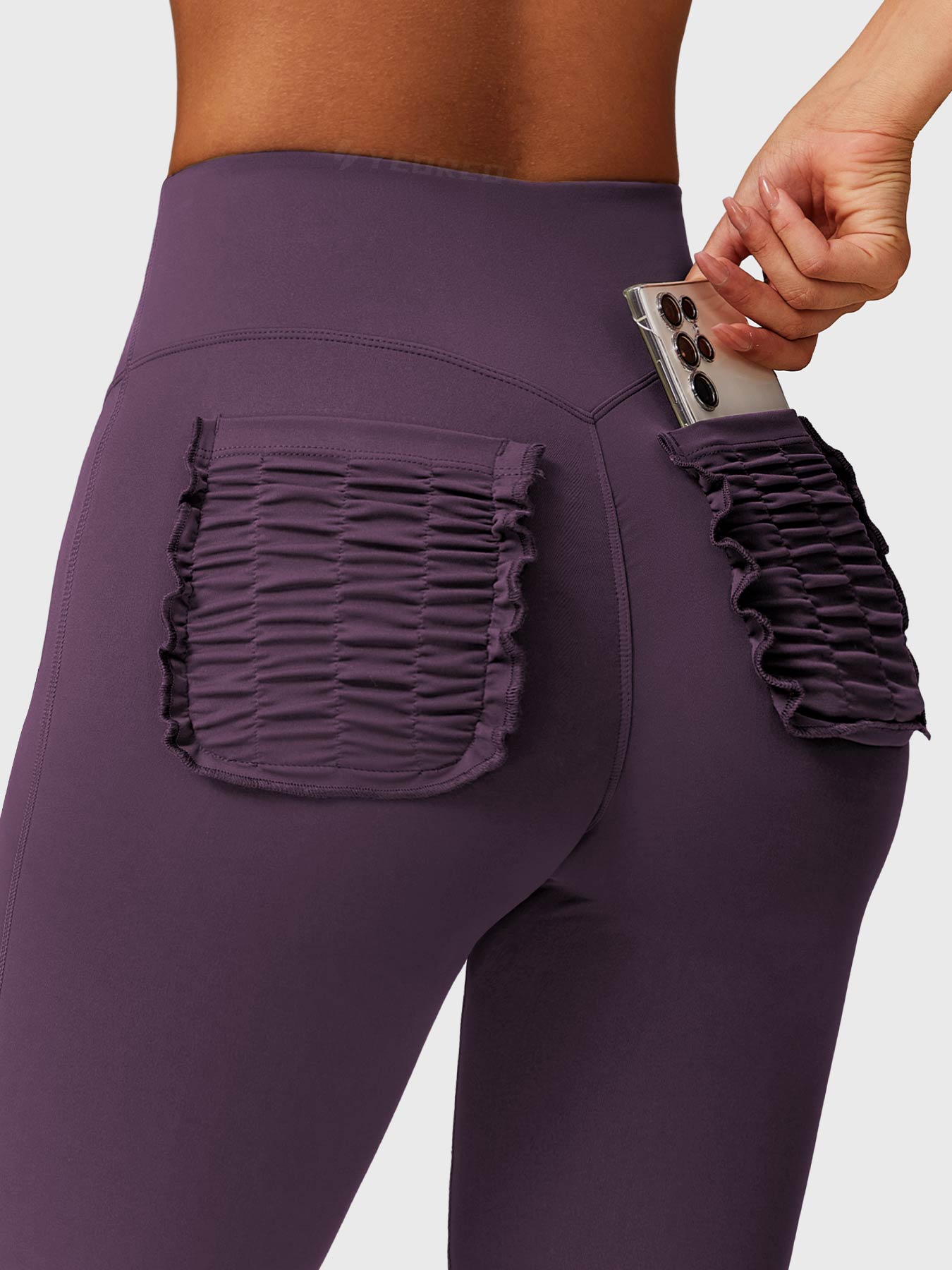 Legginsy Elise Ruffle Pocket Flare - Ironfit PL