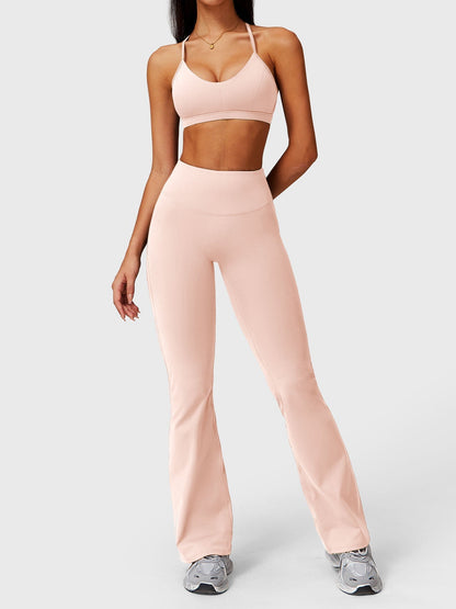 Legginsy Elise Ruffle Pocket Flare - Ironfit PL