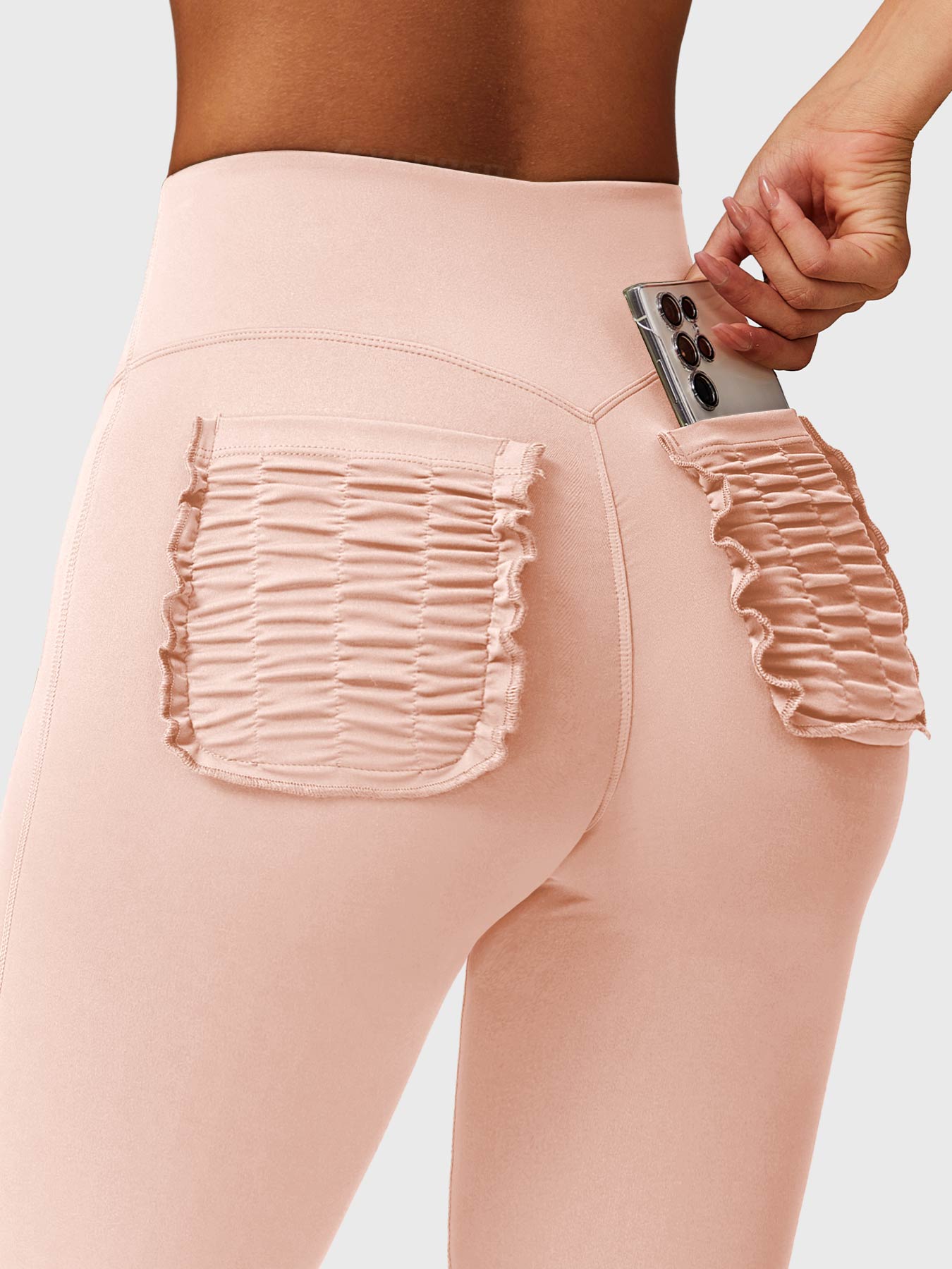 Legginsy Elise Ruffle Pocket Flare - Ironfit PL